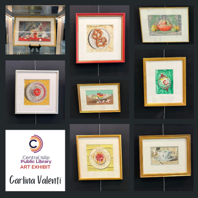 Central Islip Public Library Art Exhibit Carlina Valenti